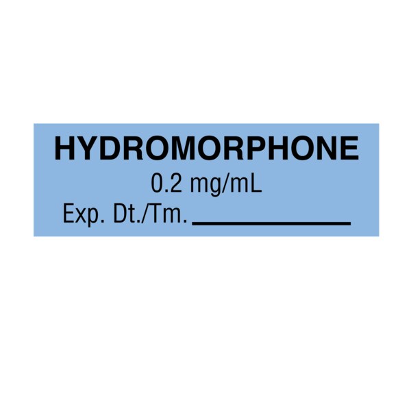 Tape, Hydromorphone 1/2" x 500" Blue w/Black